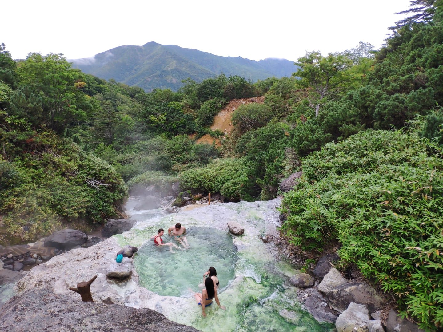 Vista general de las termas
